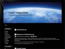 Tablet Screenshot of costfunction.org